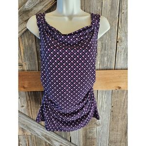 White house black market geometric sleevless career casual XS